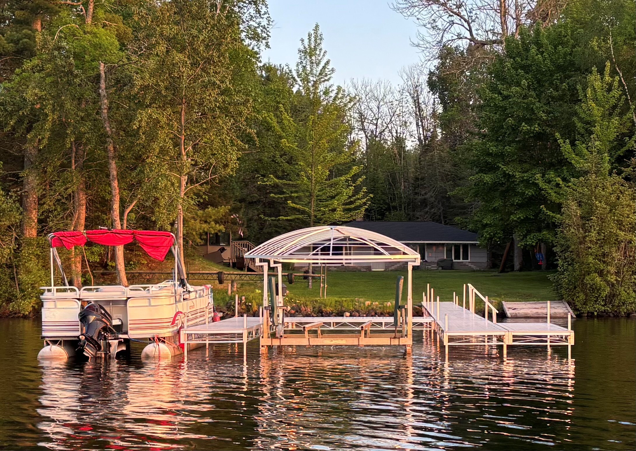 Truss with Victory Deck on Pike Lake